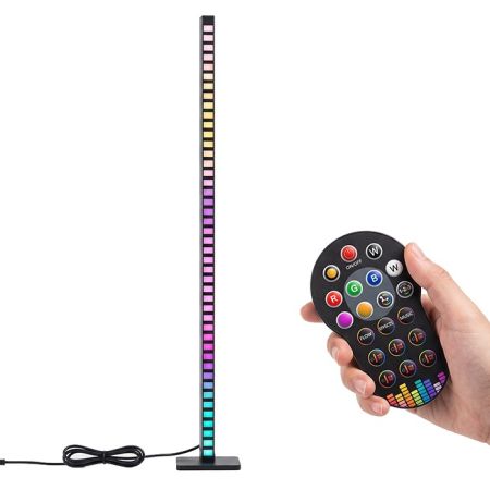 M69-B 10W RGB+IC crna LED podna lampa sa daljinskim i adapterom Mitea Lighting