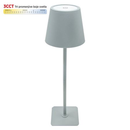 M6002-S SIVA 2W IP20 LED TOUCH dimmable + 3CCT 3000-6000K stona lampa DC5V LED Mitea Lighting