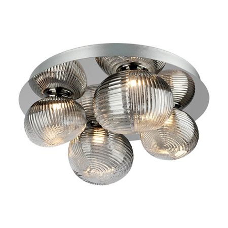 PRISMA LED MAC9401-4 hrom+smoky plafonska lampa 4x4W 3000K 3y Mitea Lighting