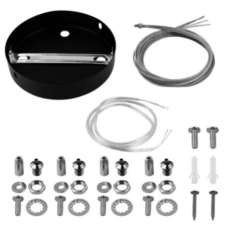 Set sajli nosac crni+ 4 sajle Mitea Lighting