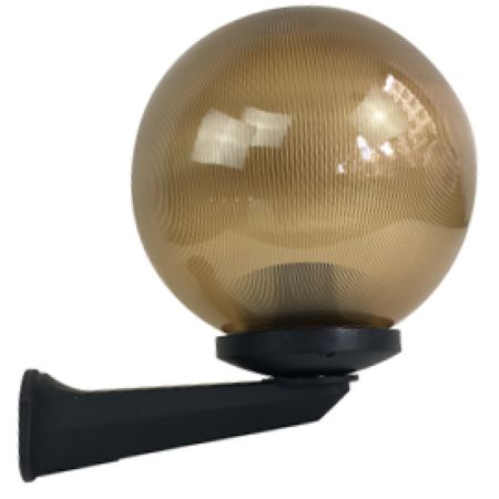 M300012 IP44 max.1x60W E27 prizmatik zlatna kugla zidna lampa Mitea Lighting