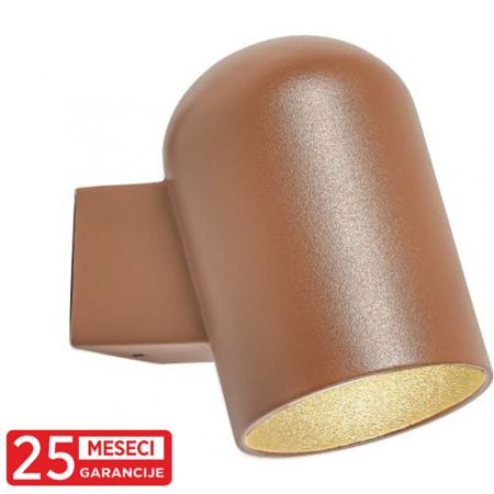 M245-B IP65 1xGU10 BRAON zidna spoljna lampa Mitea Lighting