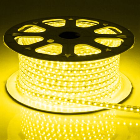 Svetleće crevo LED žuto M 100m IP65