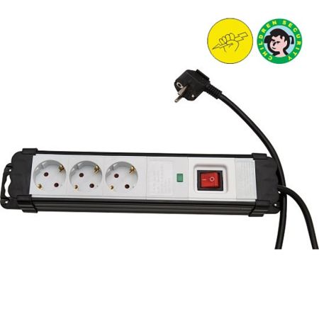 PM3ZP-5M DZ 16A 250V 3680W prenosna trostruka priključnica (produžni kabl) sa prenaponskom zaštitom i prekidačem Mitea Electric