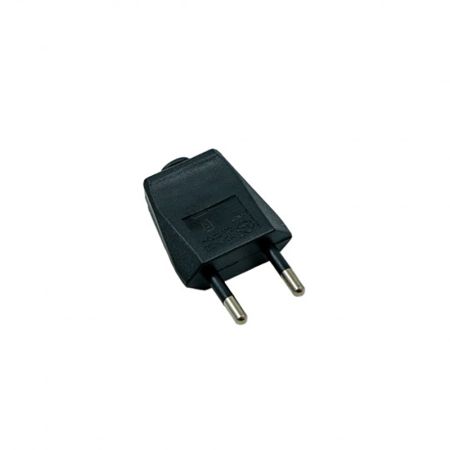 PM-32-C crni dvopolni utikač bez kontakta za uzemljenje 2.5A 250V 575W EURO Mitea Electric