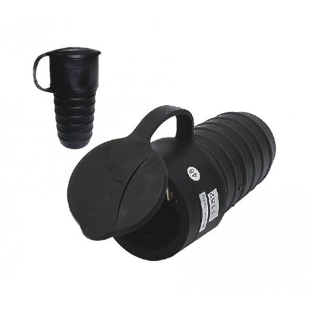 PM-21 Gumena dvopolna priključnica-kuplung 16A 250V 3680W IP44 Mitea Electric
