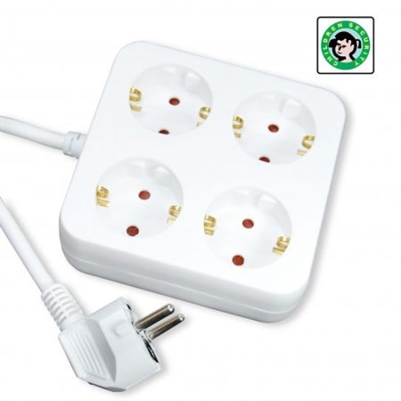 PM4XP-5M DZ 16A 250V 3680W prenosna četvorostruka priključnica (produžni kabl) Mitea Electric