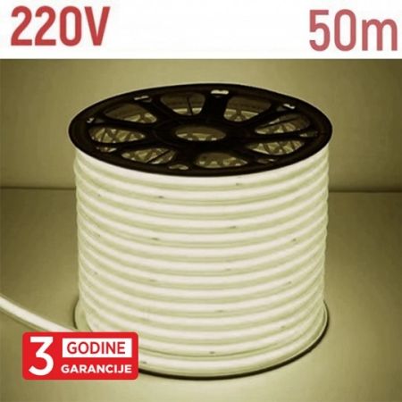 MLA-320D-COB 10W/1m 220V 4000K IP65 set 50m kotur COB LED traka - svetleći niz 320 LED/1m Mitea Lighting