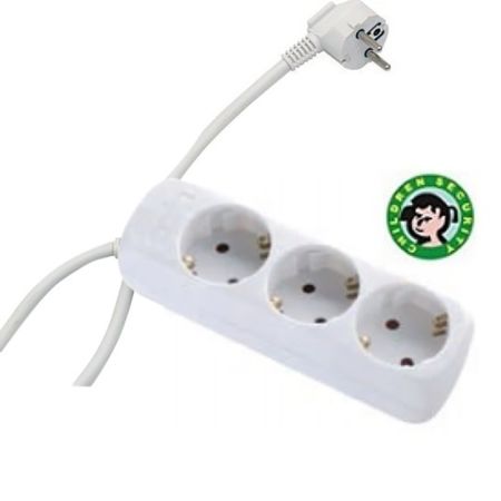 ME-PK3-1.5M DZ 16A 250V 3680W 3x1.5mm2 prenosna nerastavna trostruka priključnica (produžni kabl) Mitea Electric
