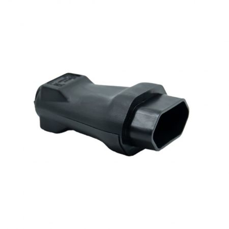 PM-24-C crna PVC DZ dvopolna spojka prenosna priključnica-kuplung 2.5A 250V 575W bez kontakta za uzemljenje EURO Mitea Electric