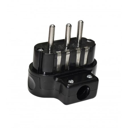 PM-34 Trofazni tropolni utikač L crni 16A/440V Mitea Electric