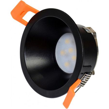 M206171 crna ugradna lampa-rozetna hotelska MR16 Mitea Lighting