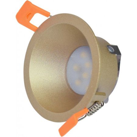 M206173 šampanj zlatna ugradna lampa-rozetna hotelska MR16 Mitea Lighting